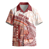 Samoa Mamanu Siapo Crimson Kid Hawaiian Shirt Tatau Malie LT7 - Polynesian Pride