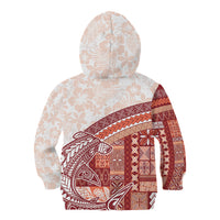 Samoa Mamanu Siapo Crimson Kid Hoodie Tatau Malie LT7 - Polynesian Pride