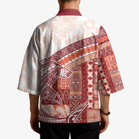 Samoa Mamanu Siapo Crimson Kimono Tatau Malie LT7 - Polynesian Pride