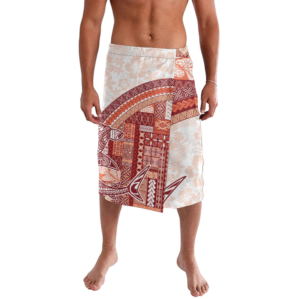 Samoa Mamanu Siapo Crimson Lavalava Tatau Malie LT7 Red - Polynesian Pride