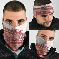 Samoa Mamanu Siapo Crimson Neck Gaiter Tatau Malie LT7 - Polynesian Pride