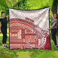 Samoa Mamanu Siapo Crimson Quilt Tatau Malie LT7 - Polynesian Pride