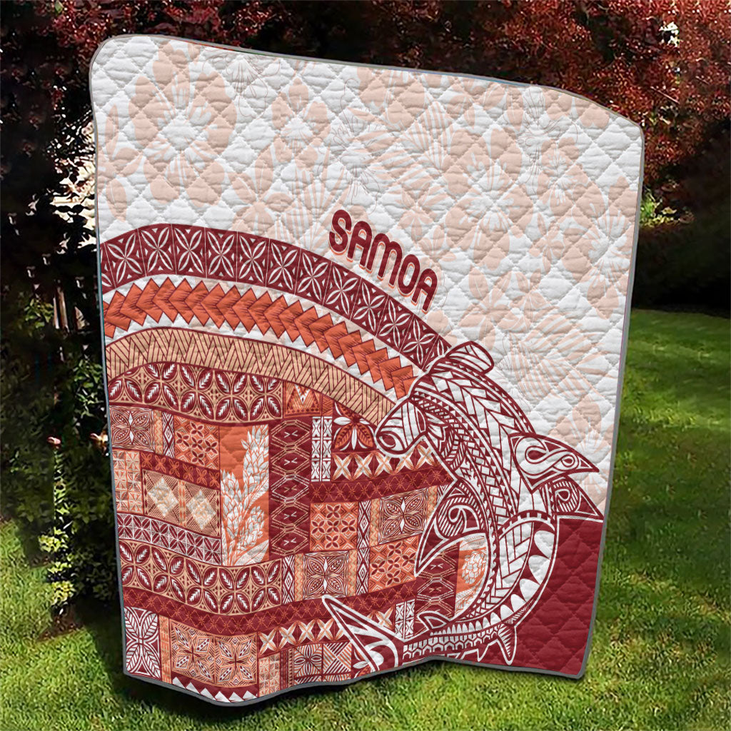 Samoa Mamanu Siapo Crimson Quilt Tatau Malie LT7 - Polynesian Pride