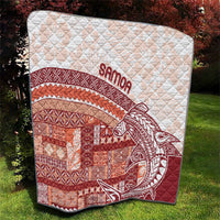 Samoa Mamanu Siapo Crimson Quilt Tatau Malie LT7 - Polynesian Pride
