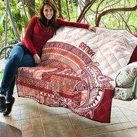 Samoa Mamanu Siapo Crimson Quilt Tatau Malie LT7 - Polynesian Pride