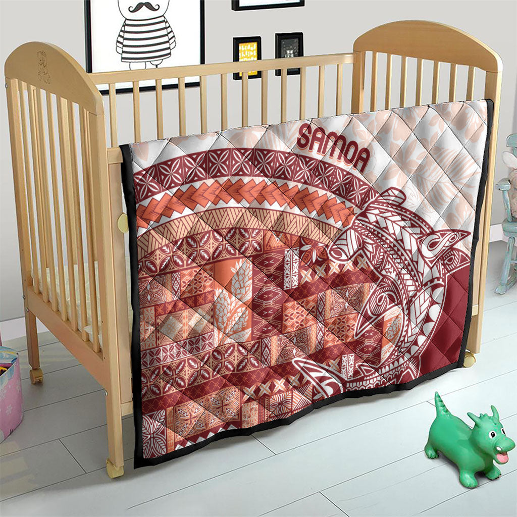 Samoa Mamanu Siapo Crimson Quilt Tatau Malie LT7 - Polynesian Pride