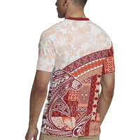 Samoa Mamanu Siapo Crimson Rugby Jersey Tatau Malie LT7 - Polynesian Pride