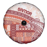 Samoa Mamanu Siapo Crimson Spare Tire Cover Tatau Malie LT7 - Polynesian Pride
