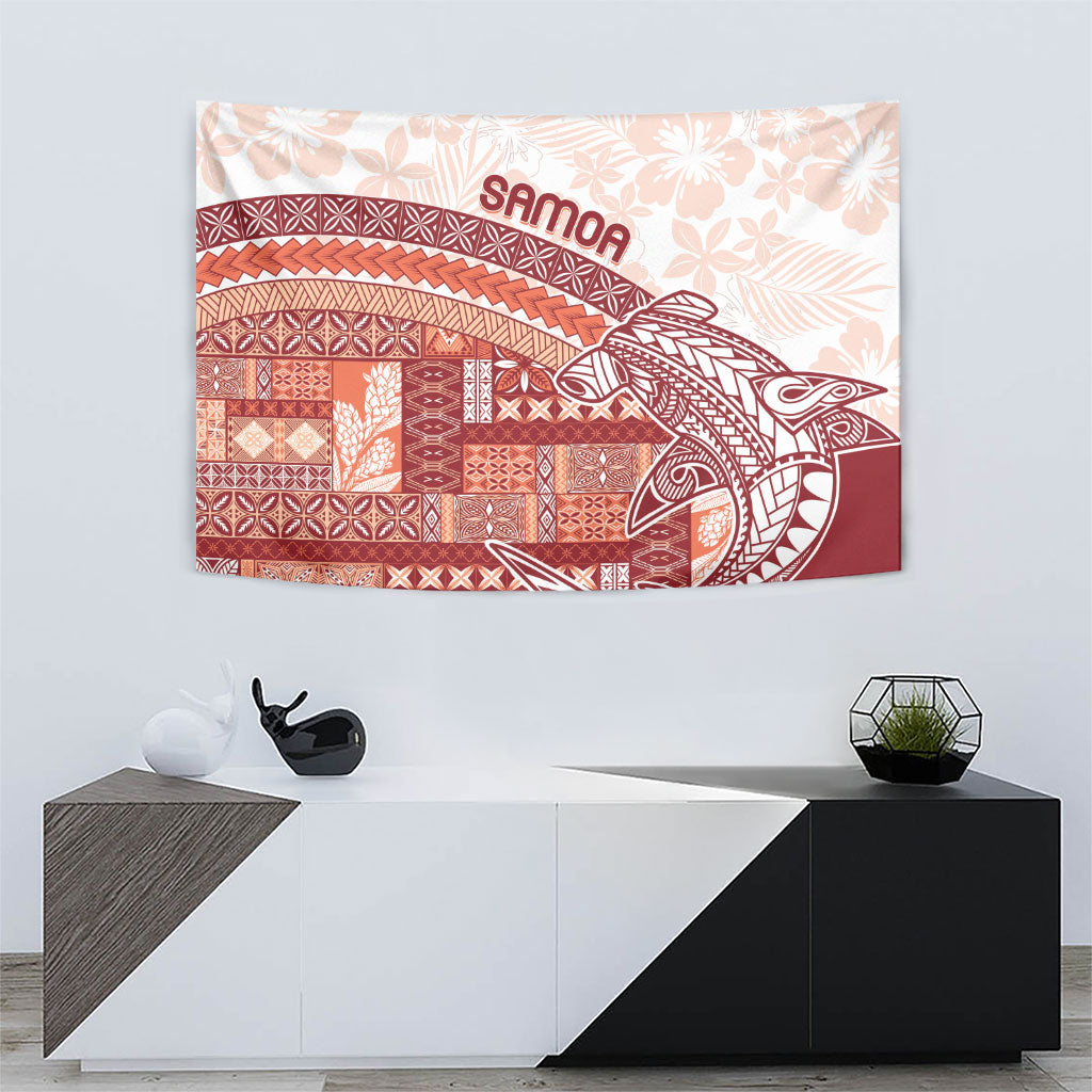 Samoa Mamanu Siapo Crimson Tapestry Tatau Malie LT7 - Polynesian Pride