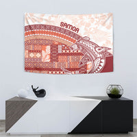 Samoa Mamanu Siapo Crimson Tapestry Tatau Malie LT7 - Polynesian Pride