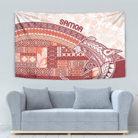Samoa Mamanu Siapo Crimson Tapestry Tatau Malie LT7 - Polynesian Pride