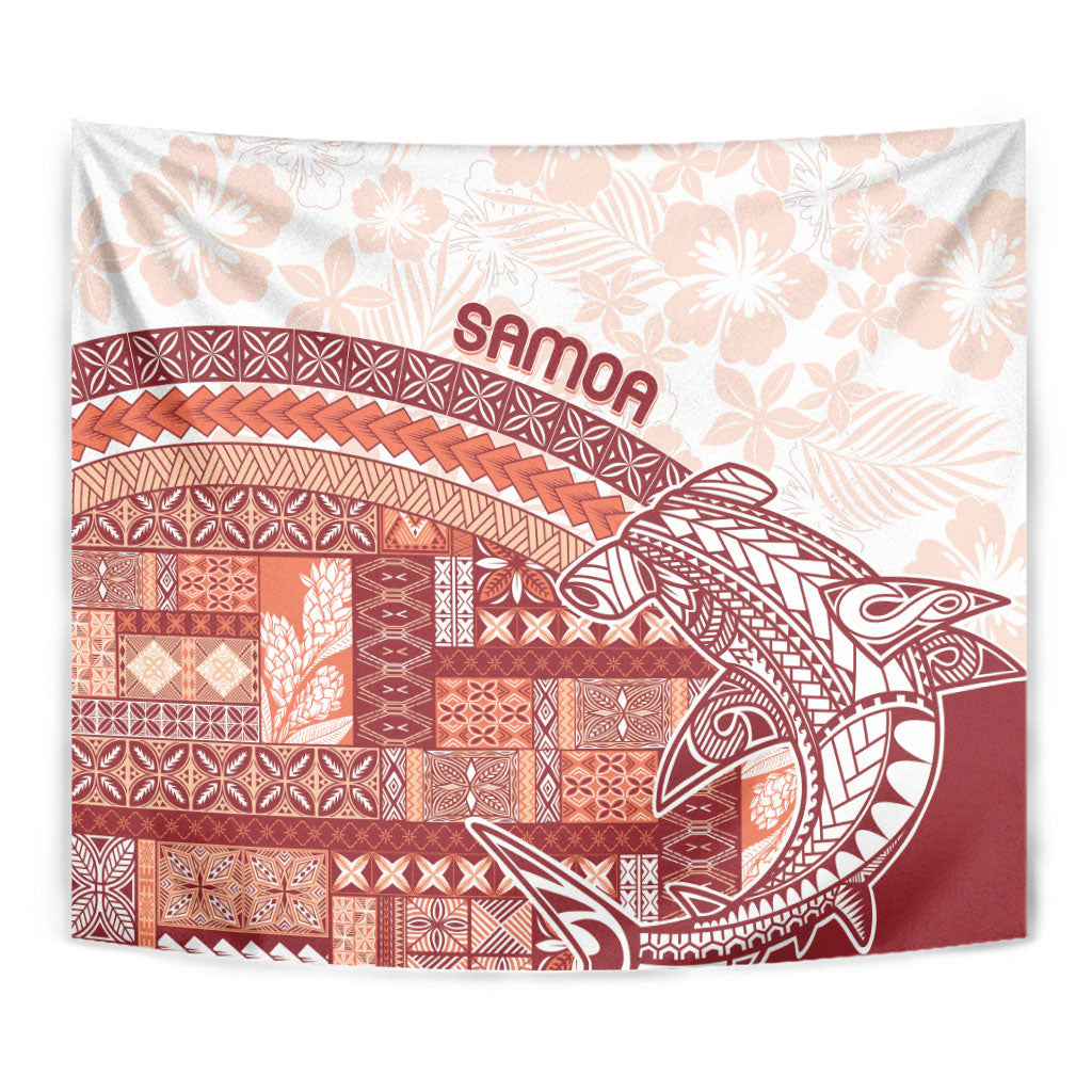 Samoa Mamanu Siapo Crimson Tapestry Tatau Malie LT7 - Polynesian Pride