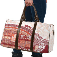 Samoa Mamanu Siapo Crimson Travel Bag Tatau Malie LT7 - Polynesian Pride