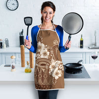 Tonga Ngatu Kupesi Brown Tapa Apron Koe Otua Mo Tonga Ko Hoku Tofia LT7 - Polynesian Pride