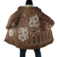 Tonga Ngatu Kupesi Brown Tapa Cloak Koe Otua Mo Tonga Ko Hoku Tofia LT7 - Polynesian Pride