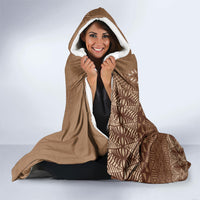 Tonga Ngatu Kupesi Brown Tapa Hooded Blanket Koe Otua Mo Tonga Ko Hoku Tofia LT7 - Polynesian Pride