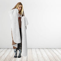 Tonga Ngatu Kupesi Brown Tapa Hooded Blanket Koe Otua Mo Tonga Ko Hoku Tofia LT7 - Polynesian Pride