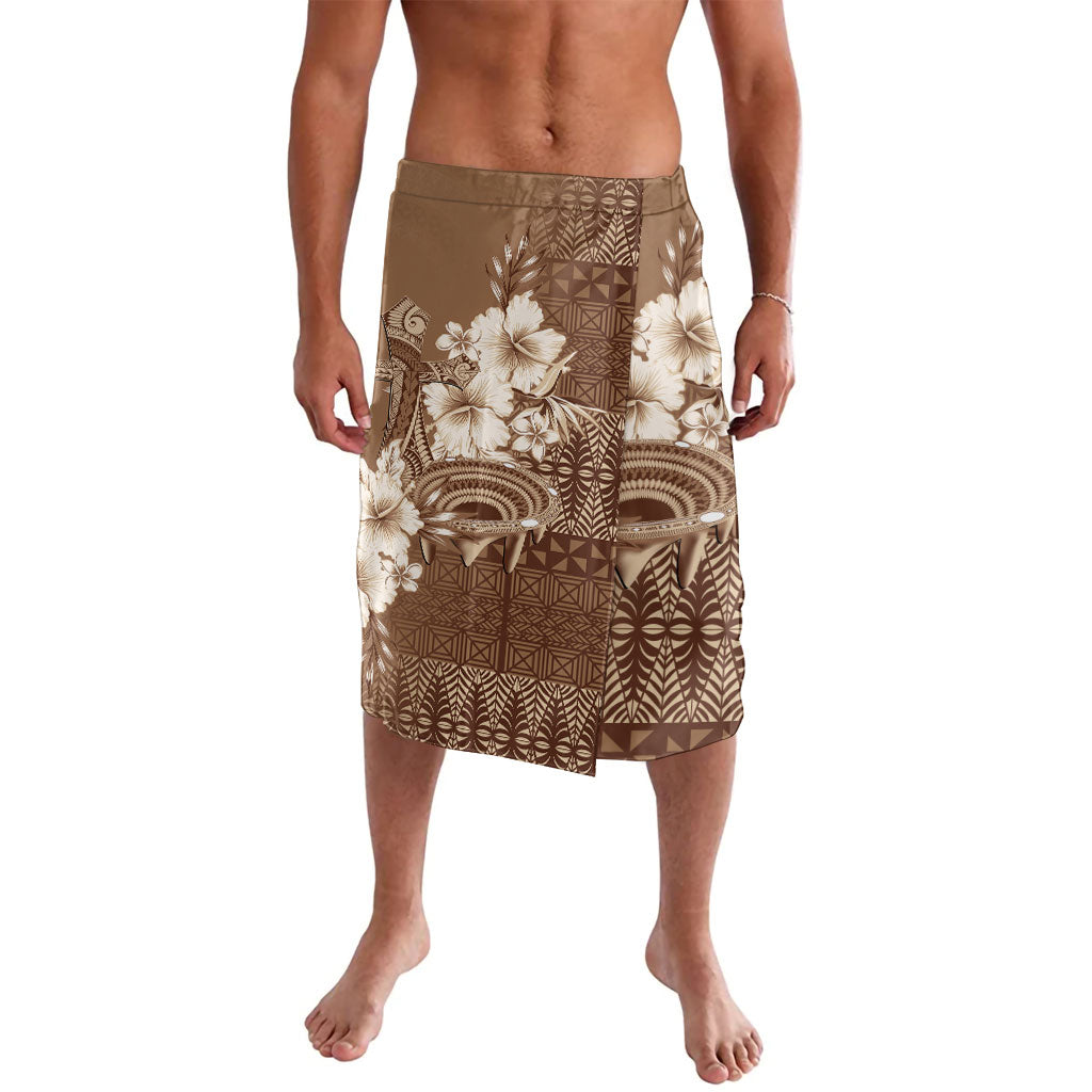 Tonga Ngatu Kupesi Brown Tapa Lavalava Koe Otua Mo Tonga Ko Hoku Tofia