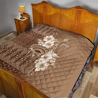 Tonga Ngatu Kupesi Brown Tapa Quilt Koe Otua Mo Tonga Ko Hoku Tofia LT7 - Polynesian Pride