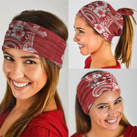 Tonga Ngatu Kupesi Royal Red Neck Gaiter Koe Otua Mo Tonga Ko Hoku Tofia LT7 - Polynesian Pride