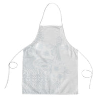 Tonga Ngatu Kupesi White Sunday Fakame Apron Koe Otua Mo Tonga Ko Hoku Tofia LT7 White - Polynesian Pride