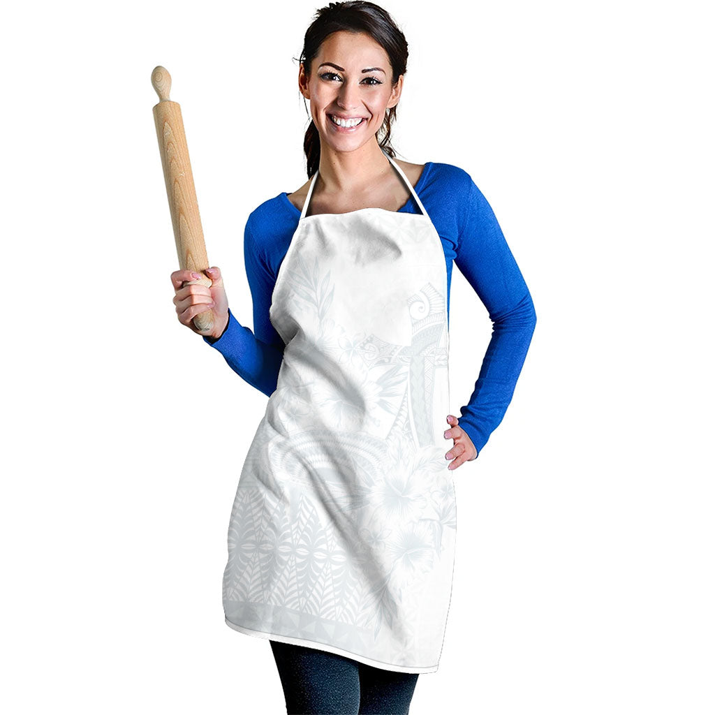 Tonga Ngatu Kupesi White Sunday Fakame Apron Koe Otua Mo Tonga Ko Hoku Tofia LT7 - Polynesian Pride