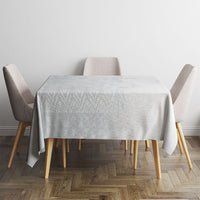 Tonga Ngatu Kupesi White Sunday Fakame Tablecloth Koe Otua Mo Tonga Ko Hoku Tofia LT7 - Polynesian Pride