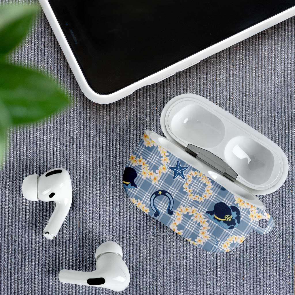 Aloha Hawaii Paniolo Jeans Palaka AirPods Case Coastal Rodeo - Polynesian Pride