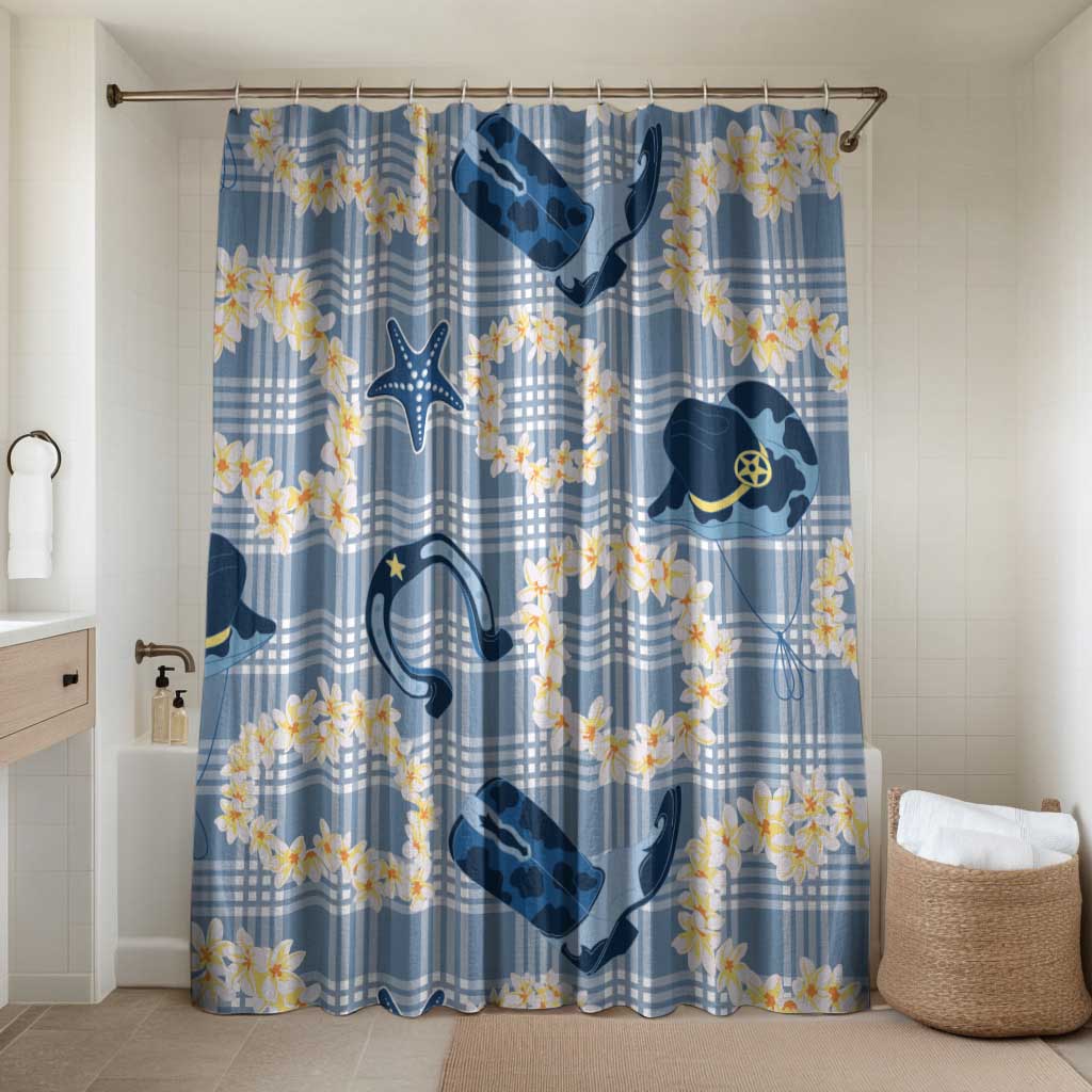 Aloha Hawaii Paniolo Jeans Palaka Bathroom Set Coastal Rodeo - Polynesian Pride