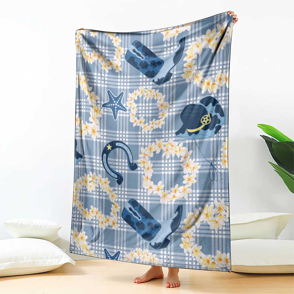 Aloha Hawaii Paniolo Jeans Palaka Blanket Coastal Rodeo - Polynesian Pride