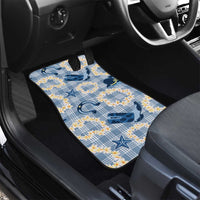 Aloha Hawaii Paniolo Jeans Palaka Car Mats Coastal Rodeo - Polynesian Pride