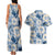 Aloha Hawaii Paniolo Jeans Palaka Couples Matching Tank Maxi Dress and Hawaiian Shirt Coastal Rodeo - Polynesian Pride