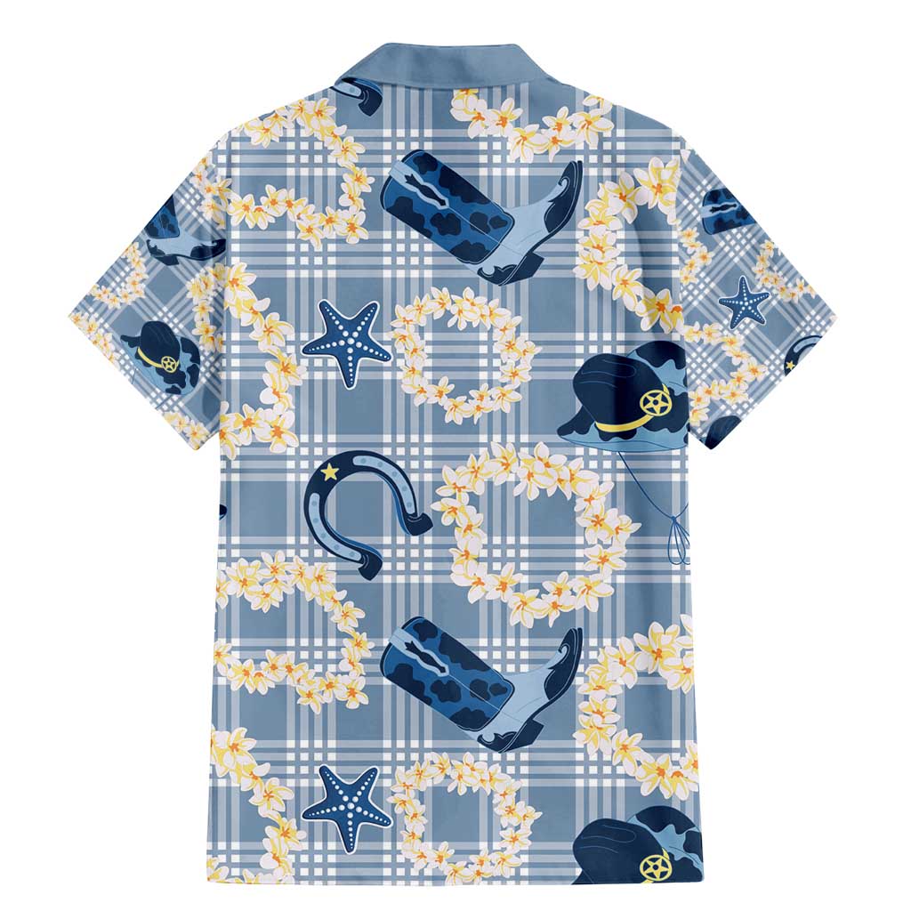 Aloha Hawaii Paniolo Jeans Palaka Family Matching Mermaid Dress and Hawaiian Shirt Coastal Rodeo LT7 - Polynesian Pride