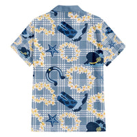 Aloha Hawaii Paniolo Jeans Palaka Family Matching Off Shoulder Short Dress and Hawaiian Shirt Coastal Rodeo LT7 - Polynesian Pride