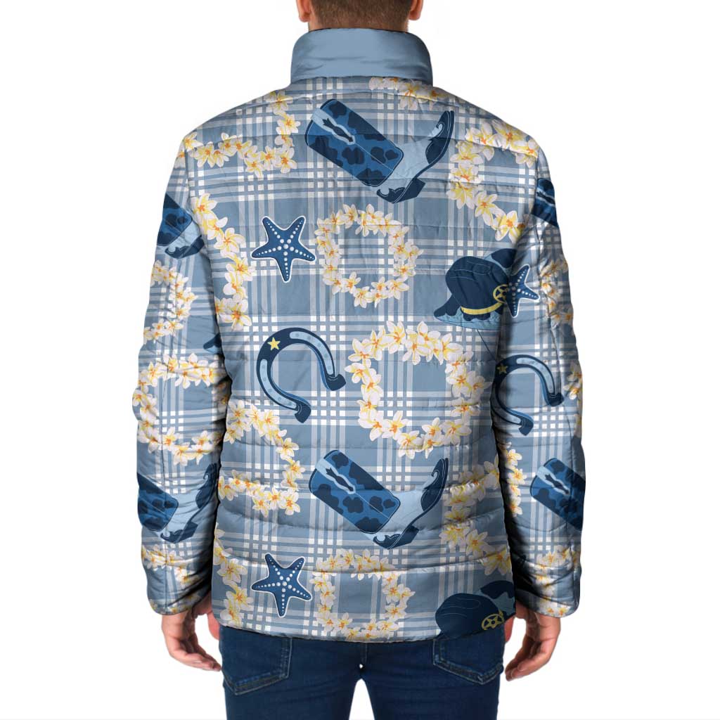 Aloha Hawaii Paniolo Jeans Palaka Padded Jacket Coastal Rodeo - Polynesian Pride