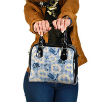 Aloha Hawaii Paniolo Jeans Palaka Shoulder Handbag Coastal Rodeo LT7 One Size Pastel Blue - Polynesian Pride
