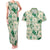 Aloha Hawaii Paniolo Mint Palaka Couples Matching Tank Maxi Dress and Hawaiian Shirt Coastal Rodeo - Polynesian Pride