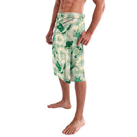 Aloha Hawaii Paniolo Mint Palaka Lavalava Coastal Rodeo - Polynesian Pride