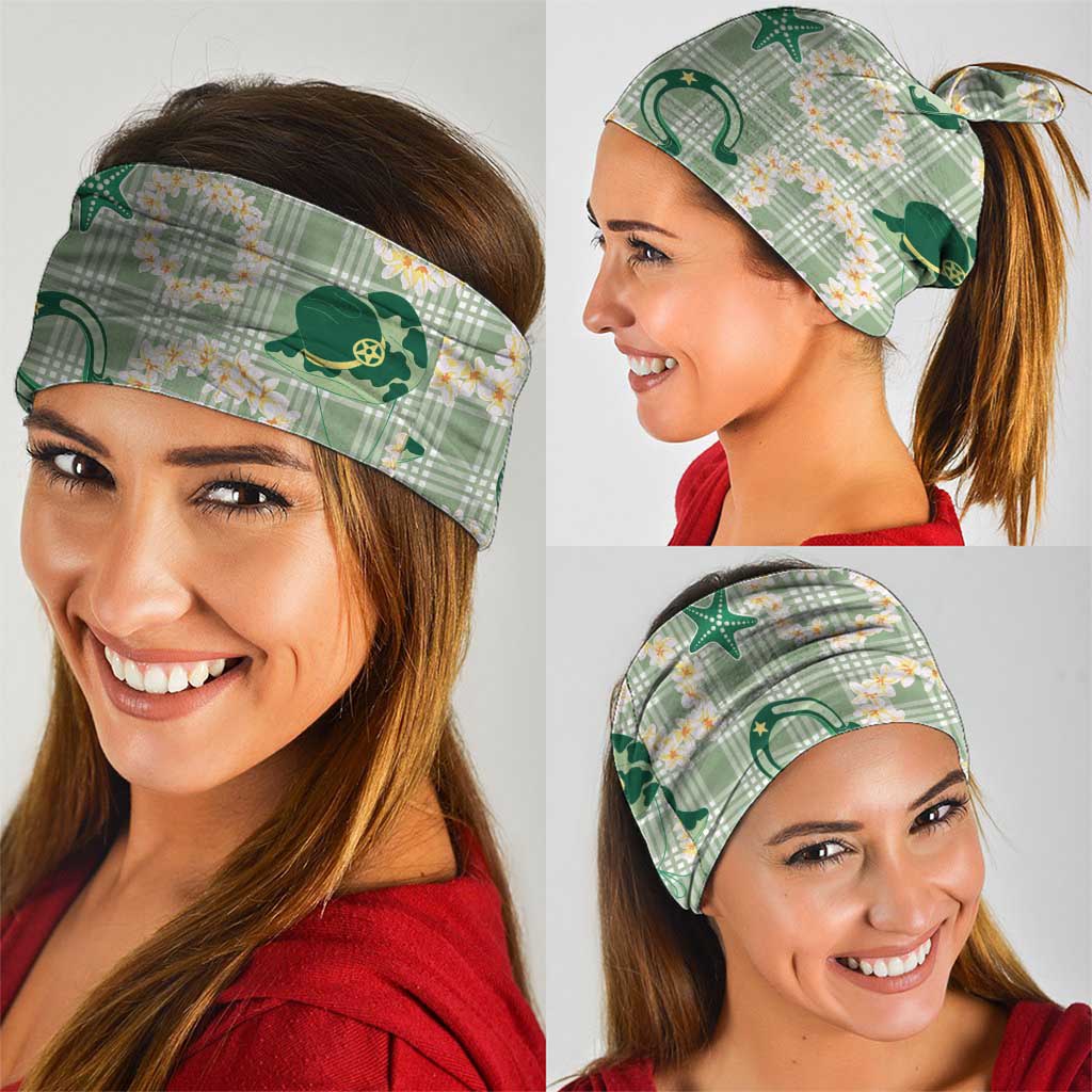 Aloha Hawaii Paniolo Mint Palaka Neck Gaiter Coastal Rodeo LT7 - Polynesian Pride
