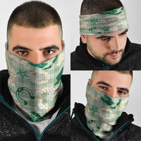 Aloha Hawaii Paniolo Mint Palaka Neck Gaiter Coastal Rodeo LT7 - Polynesian Pride