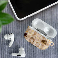 Aloha Hawaii Paniolo Khaki Palaka AirPods Case Coastal Rodeo - Polynesian Pride