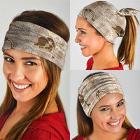 Aloha Hawaii Paniolo Khaki Palaka Neck Gaiter Coastal Rodeo - Polynesian Pride