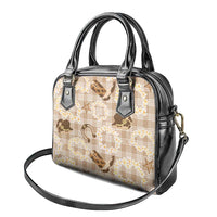 Aloha Hawaii Paniolo Khaki Palaka Shoulder Handbag Coastal Rodeo LT7 - Polynesian Pride