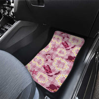 Aloha Hawaii Paniolo Lokelani Rose Palaka Car Mats Coastal Rodeo - Polynesian Pride