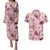 Aloha Hawaii Paniolo Lokelani Rose Palaka Couples Matching Puletasi and Hawaiian Shirt Coastal Rodeo - Polynesian Pride