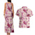 Aloha Hawaii Paniolo Lokelani Rose Palaka Couples Matching Tank Maxi Dress and Hawaiian Shirt Coastal Rodeo - Polynesian Pride