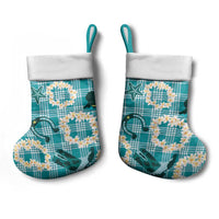 Aloha Hawaii Paniolo Teal Palaka Christmas Stocking Coastal Rodeo LT7 - Polynesian Pride
