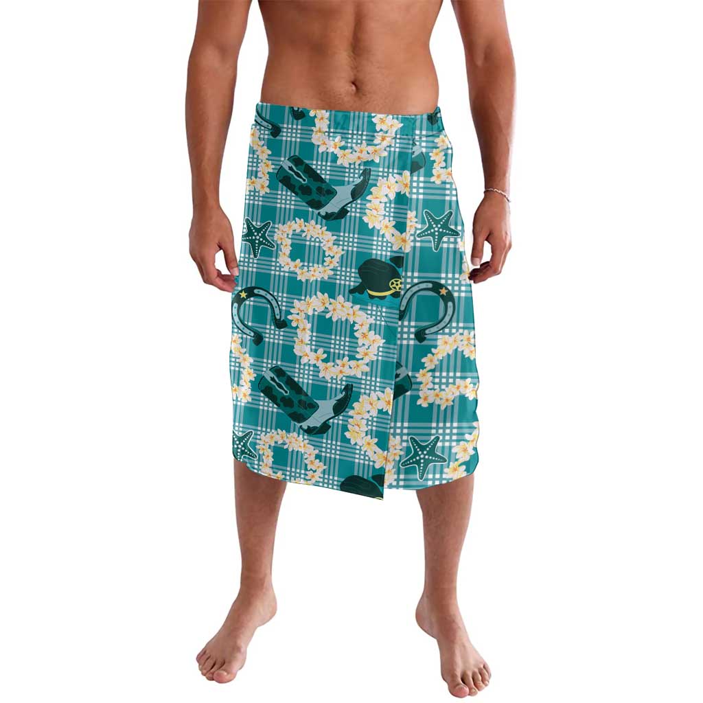 Aloha Hawaii Paniolo Teal Palaka Lavalava Coastal Rodeo LT7 Teal - Polynesian Pride