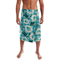 Aloha Hawaii Paniolo Teal Palaka Lavalava Coastal Rodeo LT7 Teal - Polynesian Pride
