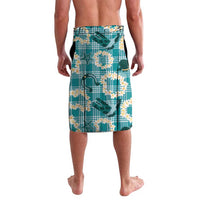 Aloha Hawaii Paniolo Teal Palaka Lavalava Coastal Rodeo LT7 - Polynesian Pride